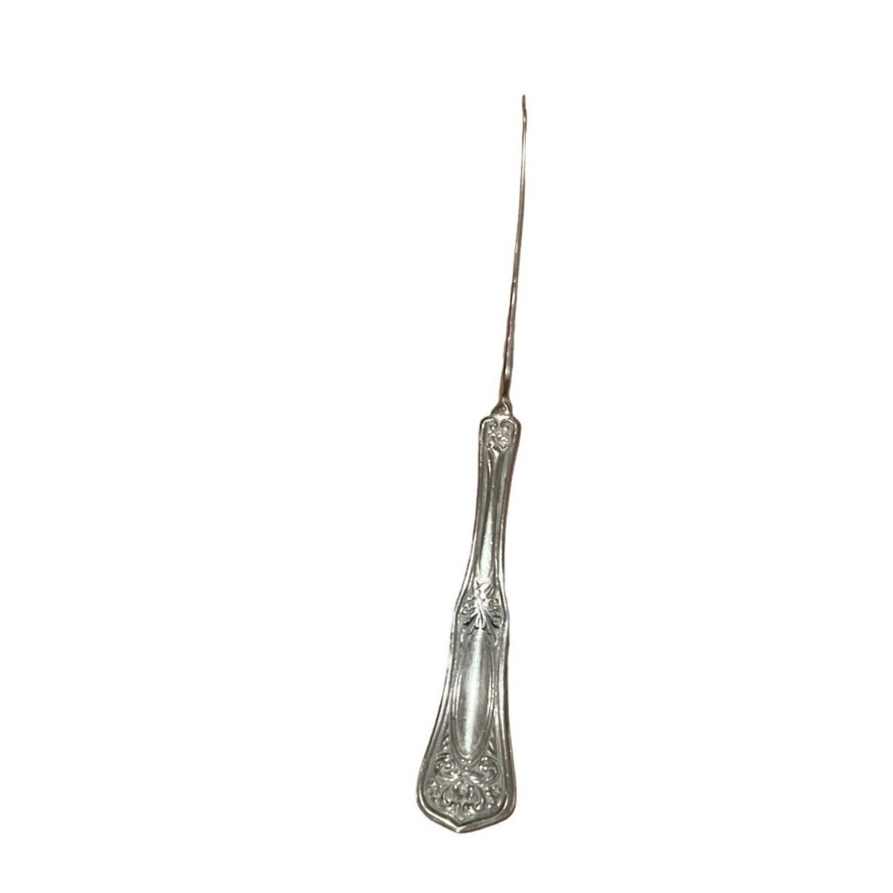 Vintage WM Roger’s Nickel Silver Twisted‎ Butter Knife